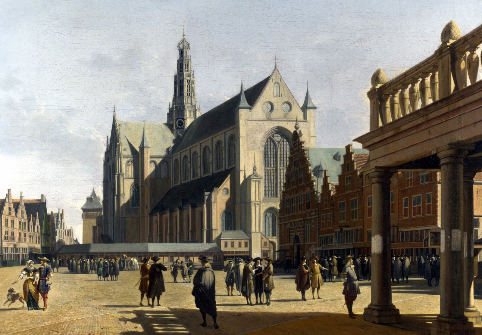 그림, 도시 풍경, Gerrit Adriaenszoon Berckheyde