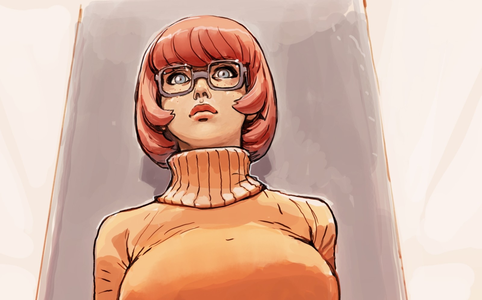 สาว, ศิลปะ, แว่นตา, หน้าอก, สคูบี้ดู, Velma Dinkley, joel27