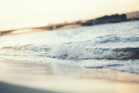 ビーチ, 砂, 波