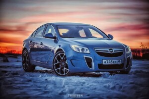 รถยนต์, เครื่อง, Opel, ช่างภาพ, หิมะ, สิบสาม