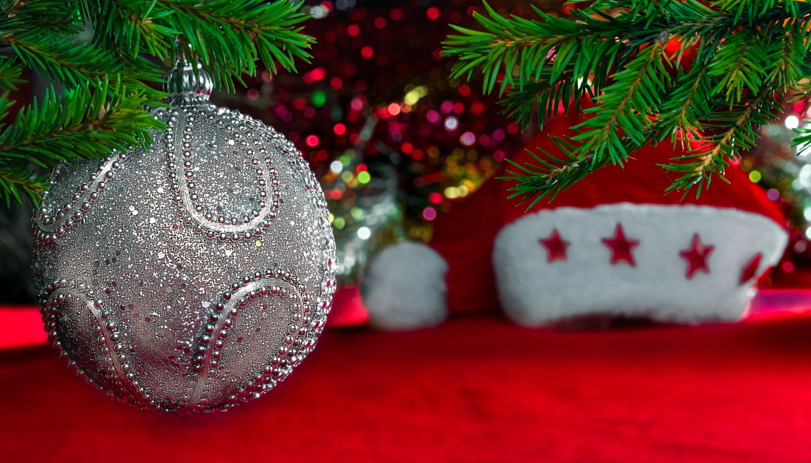 球, 新年, 圣诞, 装饰, 快活的