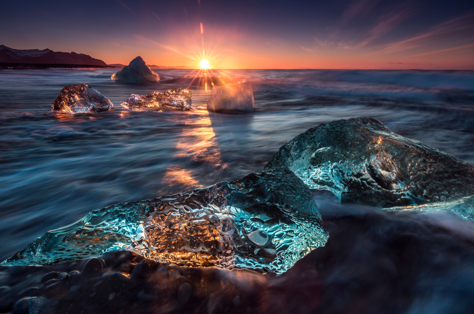 ánh sáng, Nước đá, mặt trời, Nước Iceland