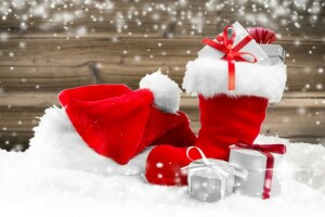 크리스마스, Decoraton, 명랑한, 새해, 눈, 겨울