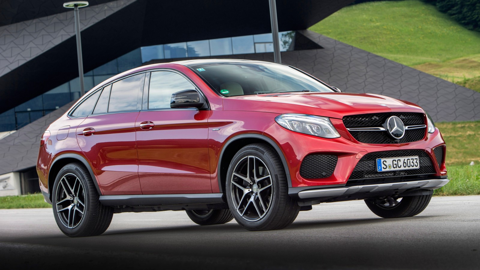 สีแดง, รถกูบ, Mercedes-Benz, เมอร์เซ, AMG, 4MATIC, 2015, C292