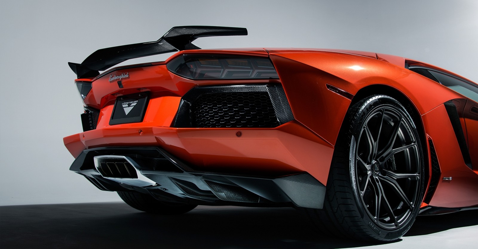 Lamborghini, supercar, Aventador, coupe, roda, Roadster, Spoiler, 2015