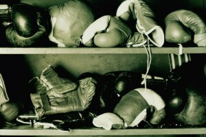 ボクシング, 手袋, 棚
