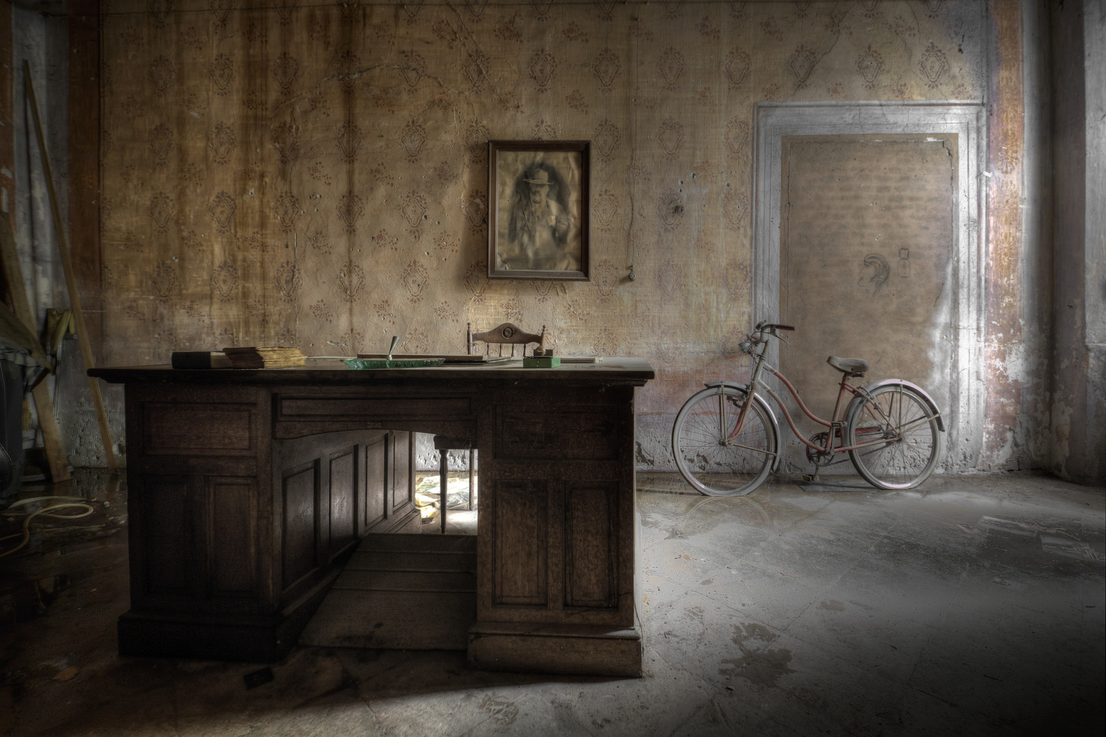 โต๊ะ, จักรยาน, ห้อง