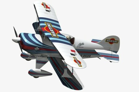 3D 모델, 복엽 비행기, 피츠 S1 마티니