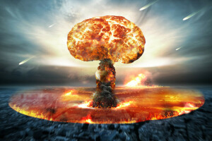破壊, エネルギー, 爆発, 核攻撃, 核爆弾