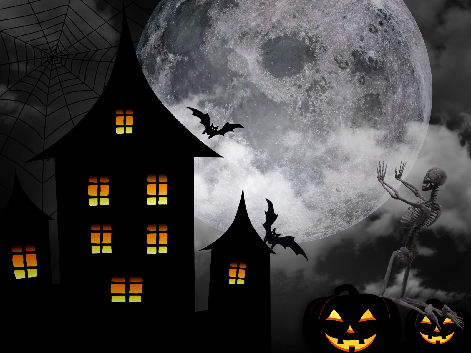 rumah, malam, Halloween, 31 Oktober