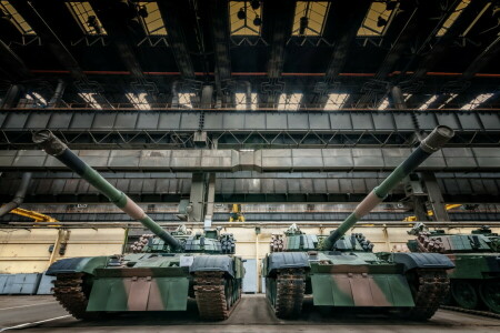 工場, pt-91, 戦車, 兵器