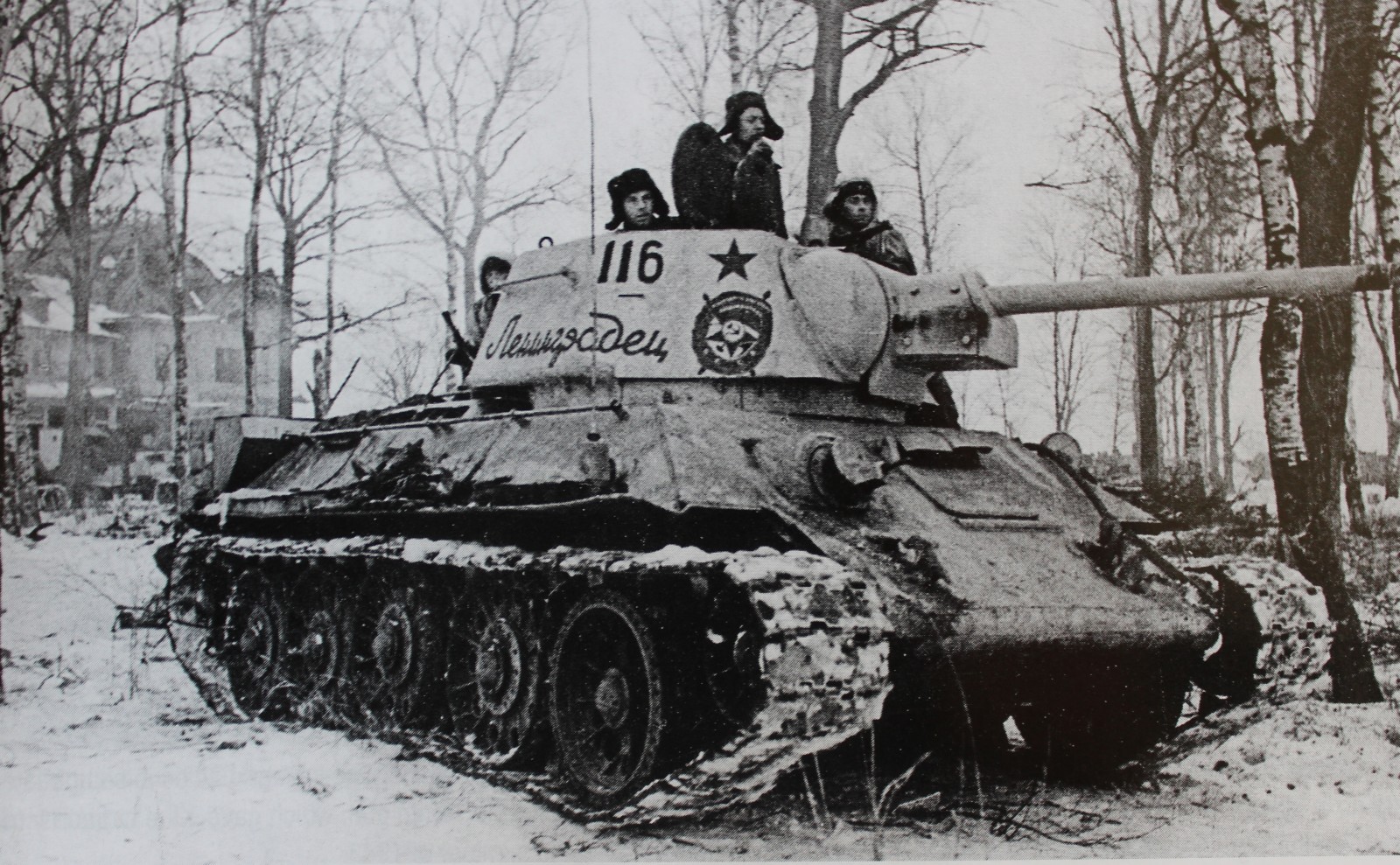 hình chụp, xe tăng, Trung bình cộng, T-34-85, Liên Xô, Leningrad