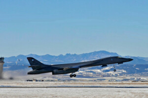 B-1B, 轰炸机, 蓝瑟, 超音速, 机场, 崛起
