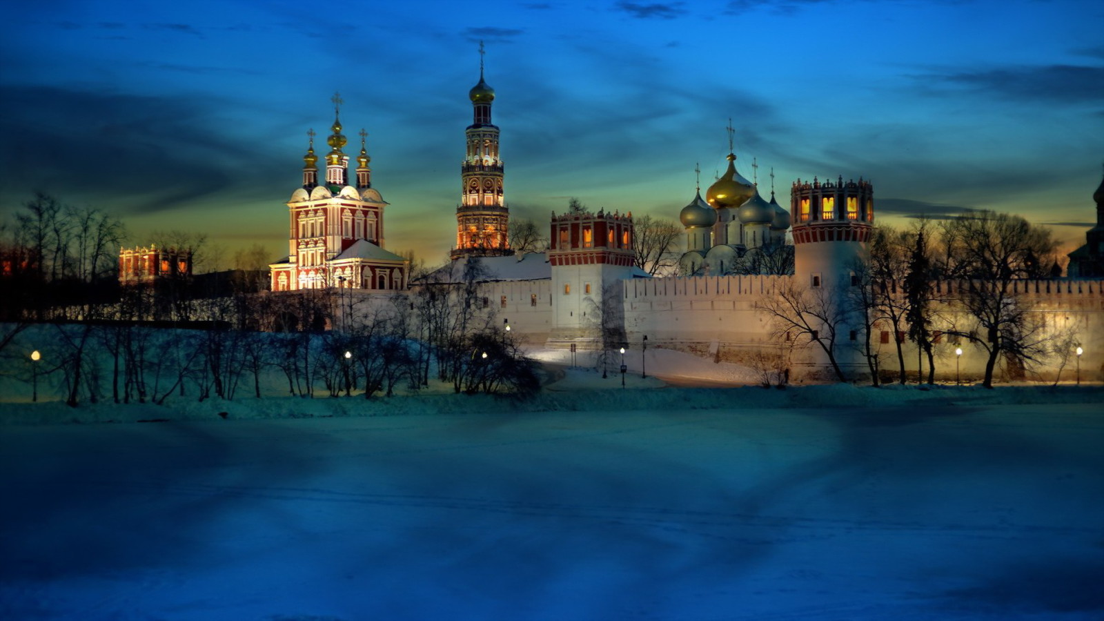 cahaya, dingin, Moskow