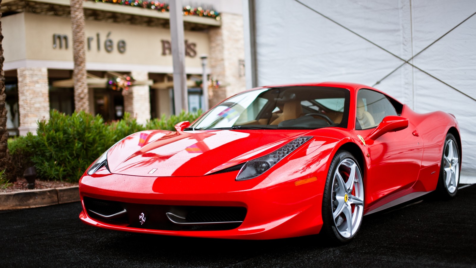 スーパーカー, フェラーリ, 赤, 458, イタリア