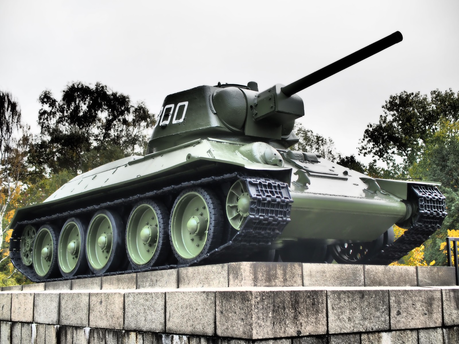 전쟁, 탱크, 평균, 기념물, T-34, 큰, 기간, 하인