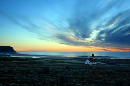 아이슬란드, 바다, 하늘