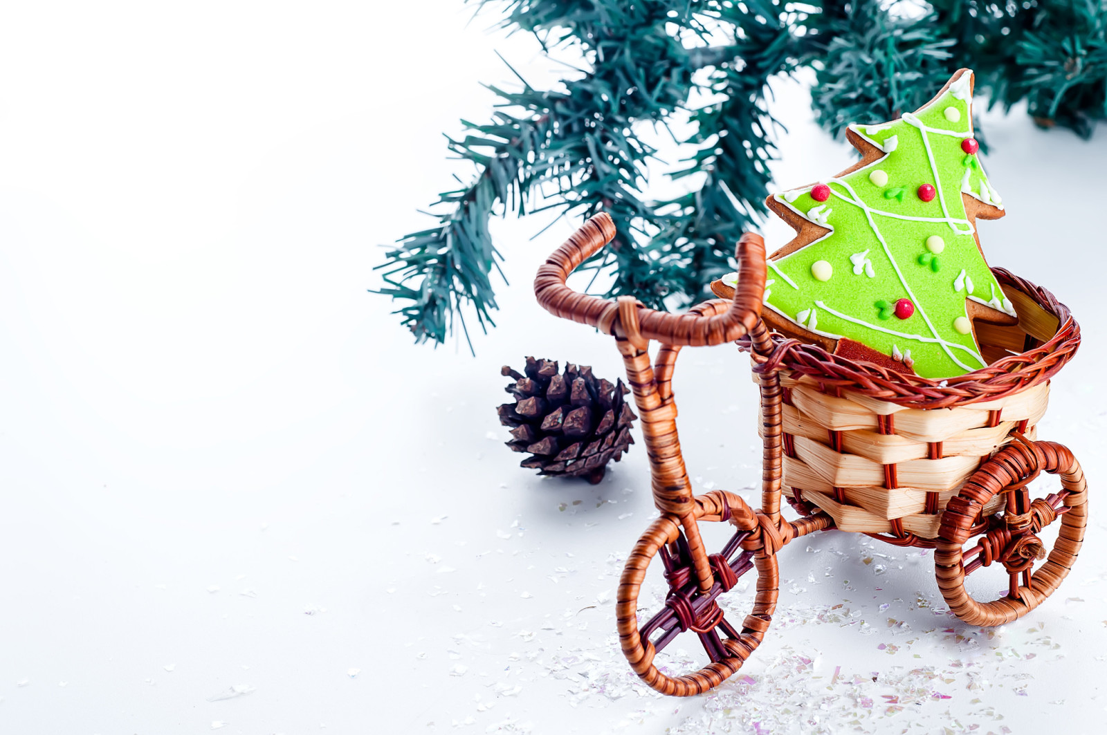 新年, 圣诞, 快活的, 圣诞节, 饼干, 自行车, 2016年, 编织