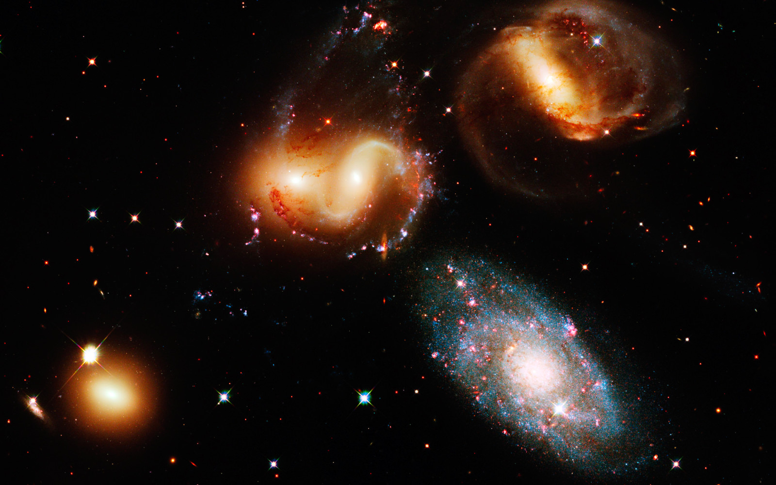 ภาพถ่าย, ดาว, กาแล็กซี, จักรวาล, ฮับเบิล, กล้องโทรทรรศน์
