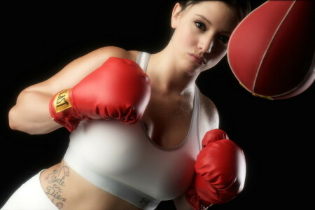 ボクシング, 女の子, トレーニング