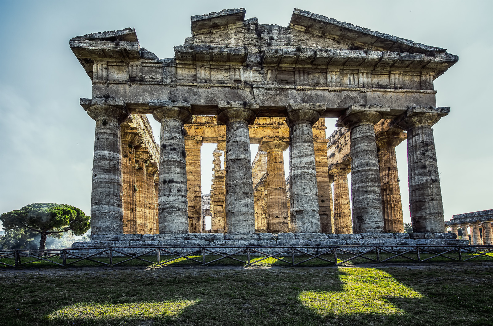 Nước Ý, tàn tích, cột, Paestum