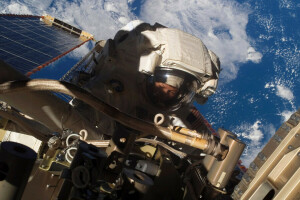 宇宙飛行士, 地球, ISS, NASA, 写真