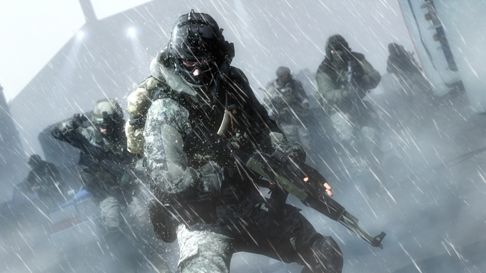 หิมะ, เย็น, ทหาร, ปืนไรเฟิลจู่โจม, Battlefield 4, อุปกรณ์