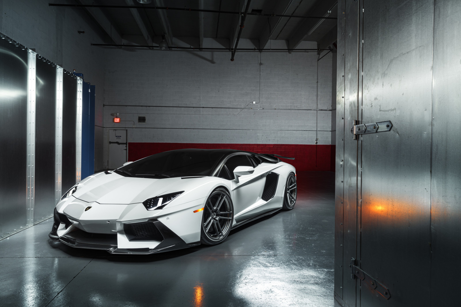 Lamborghini, siêu xe, Aventador, trắng, bánh xe, LP700-4, Adv.1, PML 2