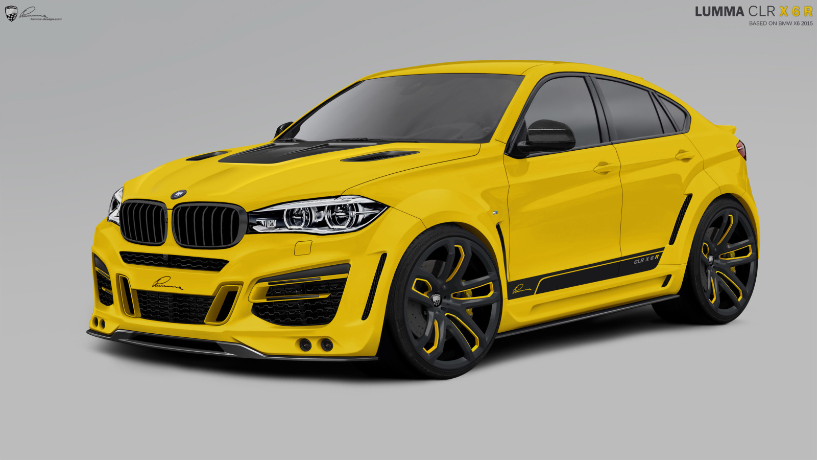 สีเหลือง, BMW, F16, การออกแบบ Lumma, 2010, X6 ล