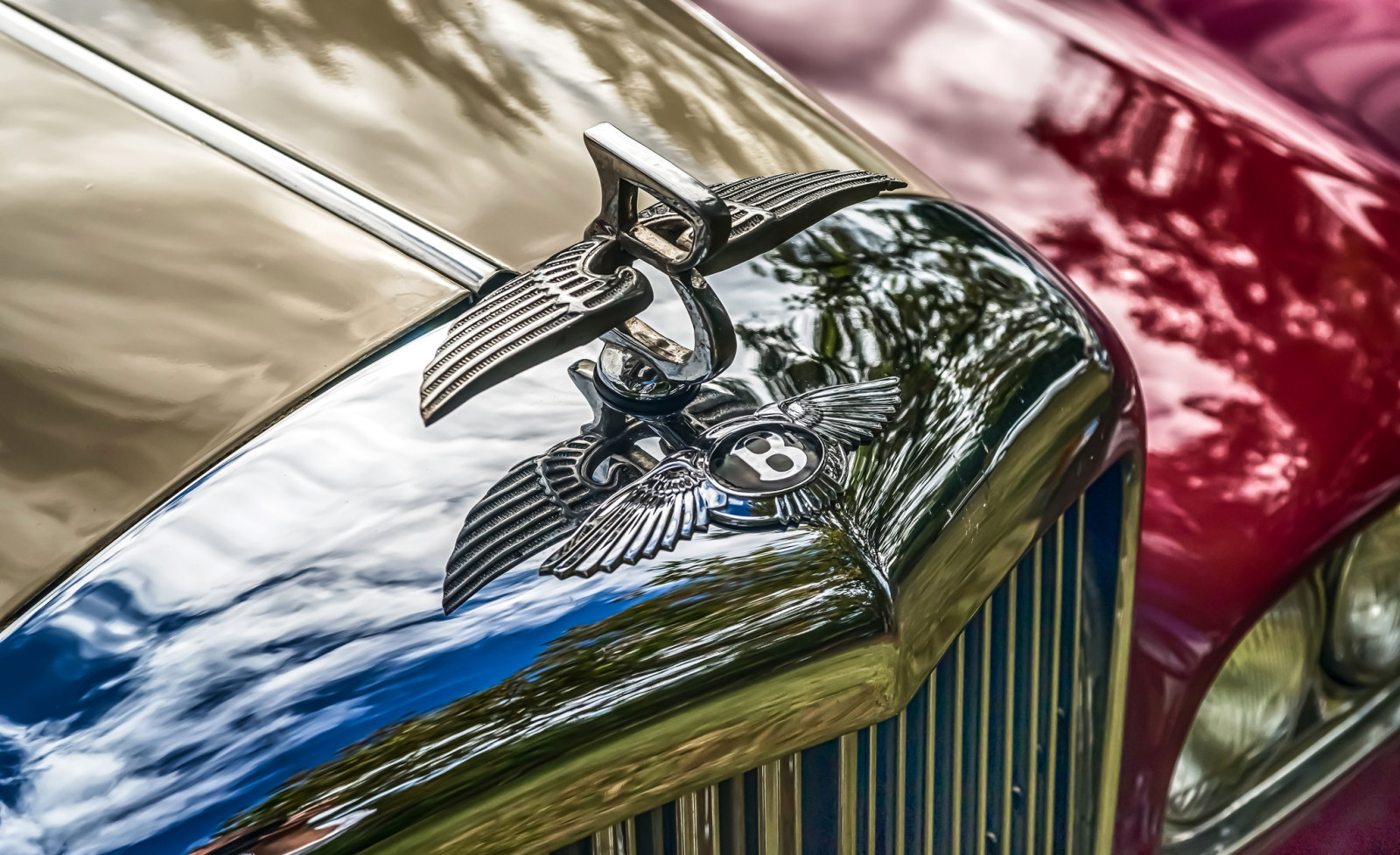 Bentley, retro, biểu tượng, Lưới tản nhiệt