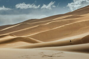 砂漠, 人, 砂