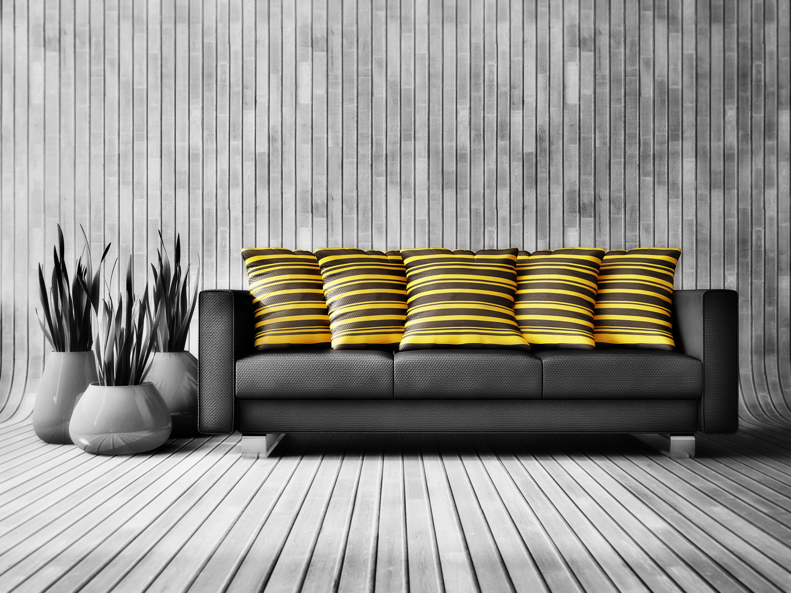 kayu, dekorasi, warna, sofa