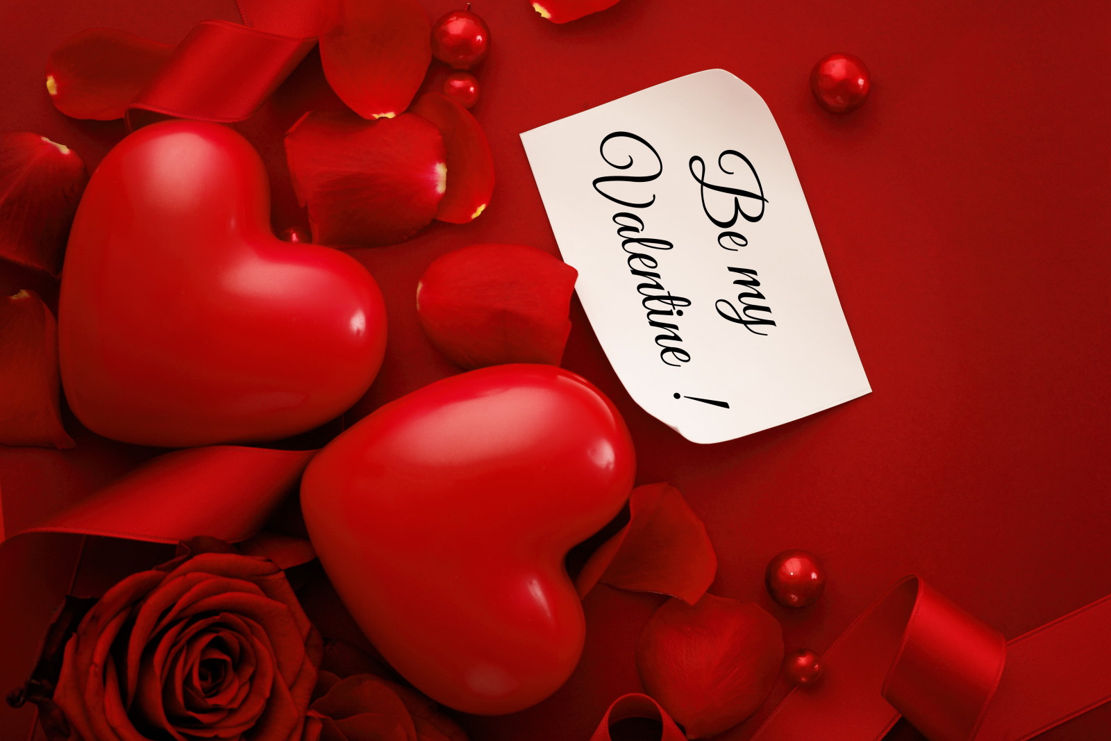 빨간, 사랑, 낭만적 인, 발렌타인 데이, 심장, 실크