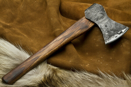 動物の皮, 斧, デコレーション, 金属, 木材