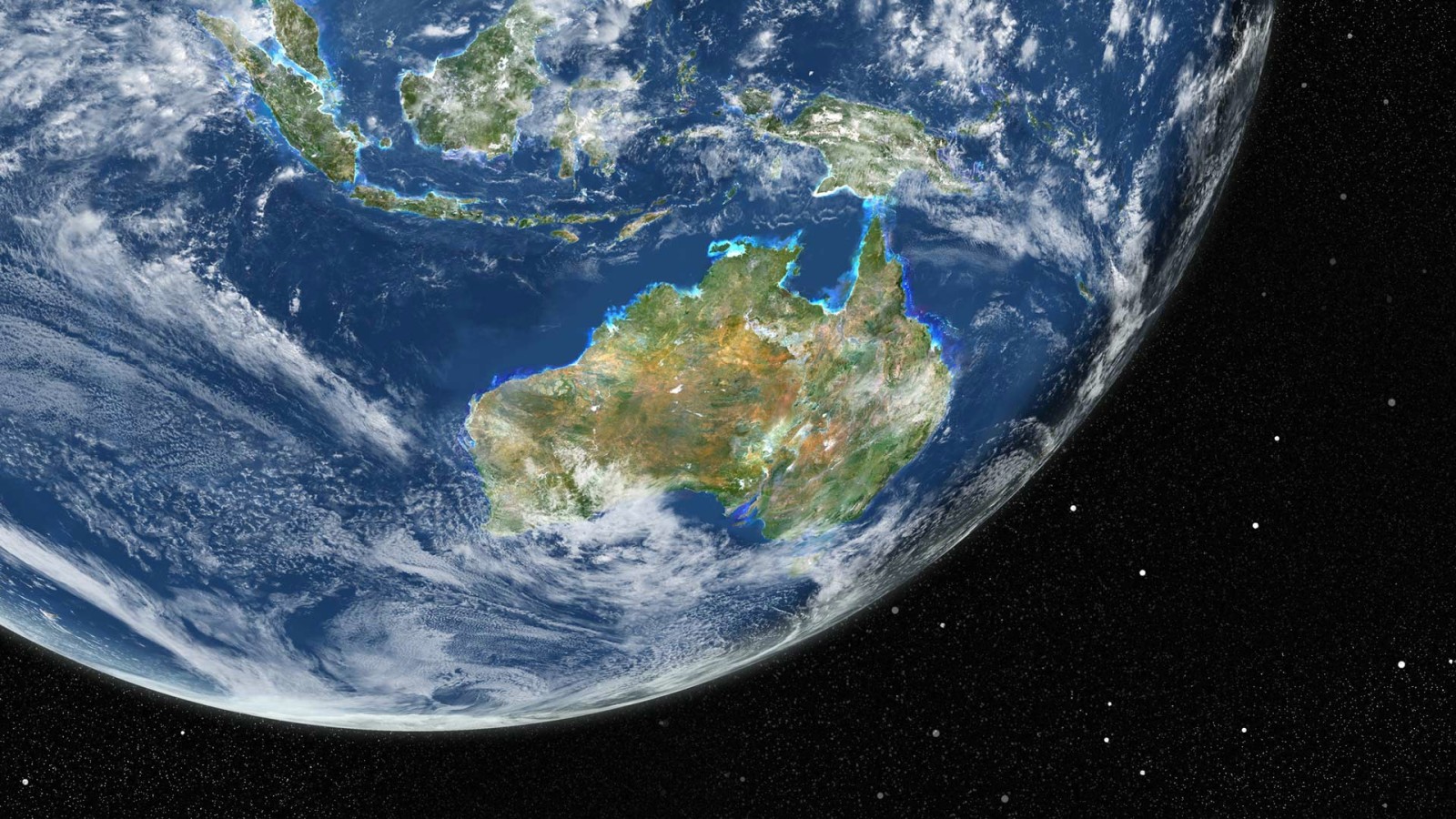 Châu Úc, Hành tinh, Trái đất