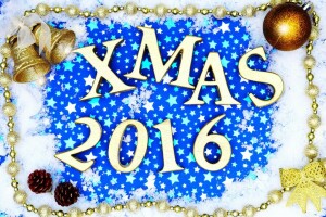 2016年, クリスマス, デコレーション, ハッピー, メリー, 新年, クリスマス