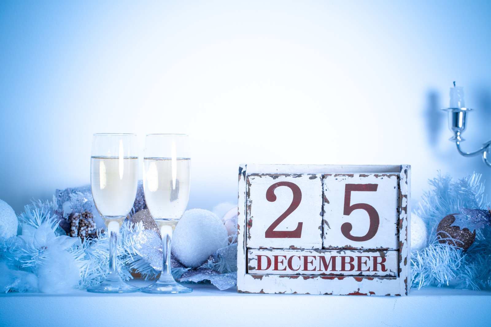 ปีใหม่, สีน้ำเงิน, สาขา, วันหยุด, สุขสันต์วันคริสต์มาส, น้ำแข็ง, ของเล่น, เทียน