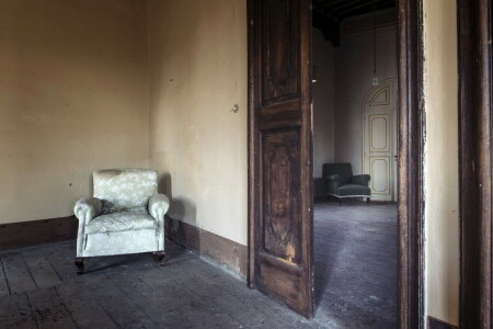 의자, 문, 방