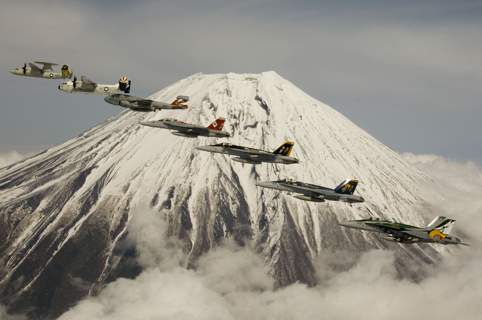 Gunung, penerbangan, Gunung berapi, penerbangan, Fuji, Pejuang