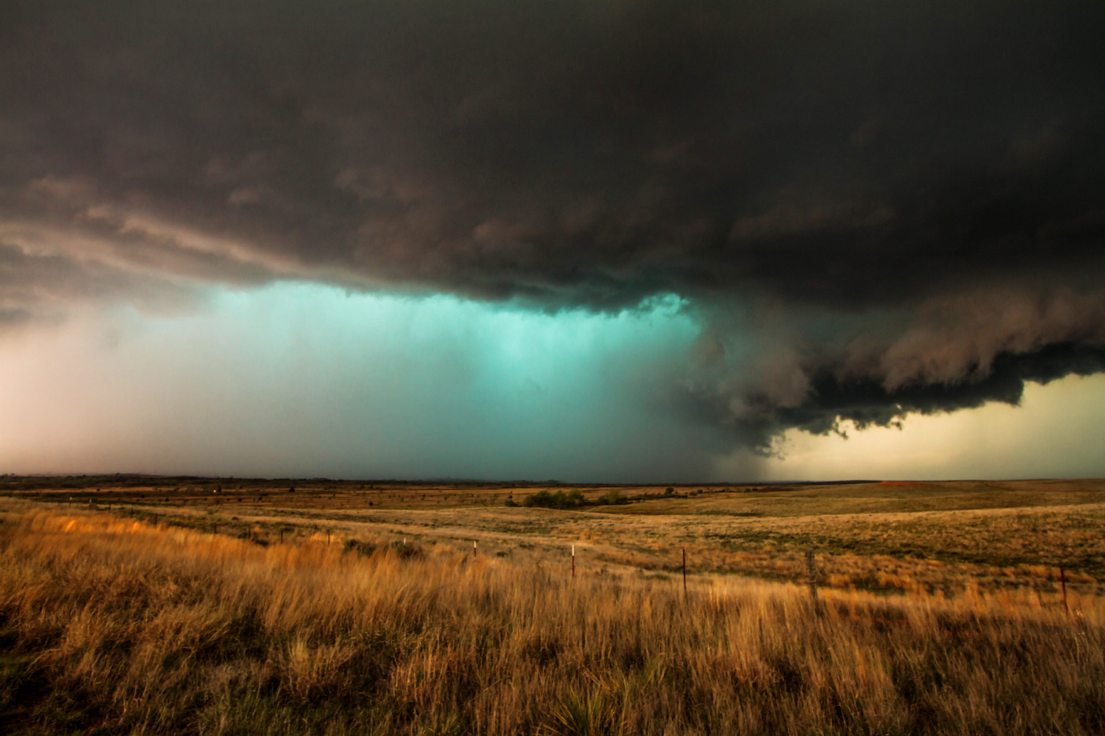 구름, 폭풍, 텍사스, 허리케인, 나쁜 날씨, 평원