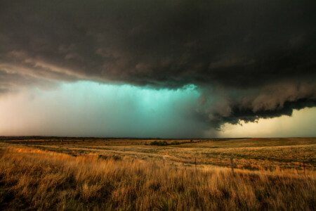 나쁜 날씨, 구름, 허리케인, 평원, 폭풍, 텍사스