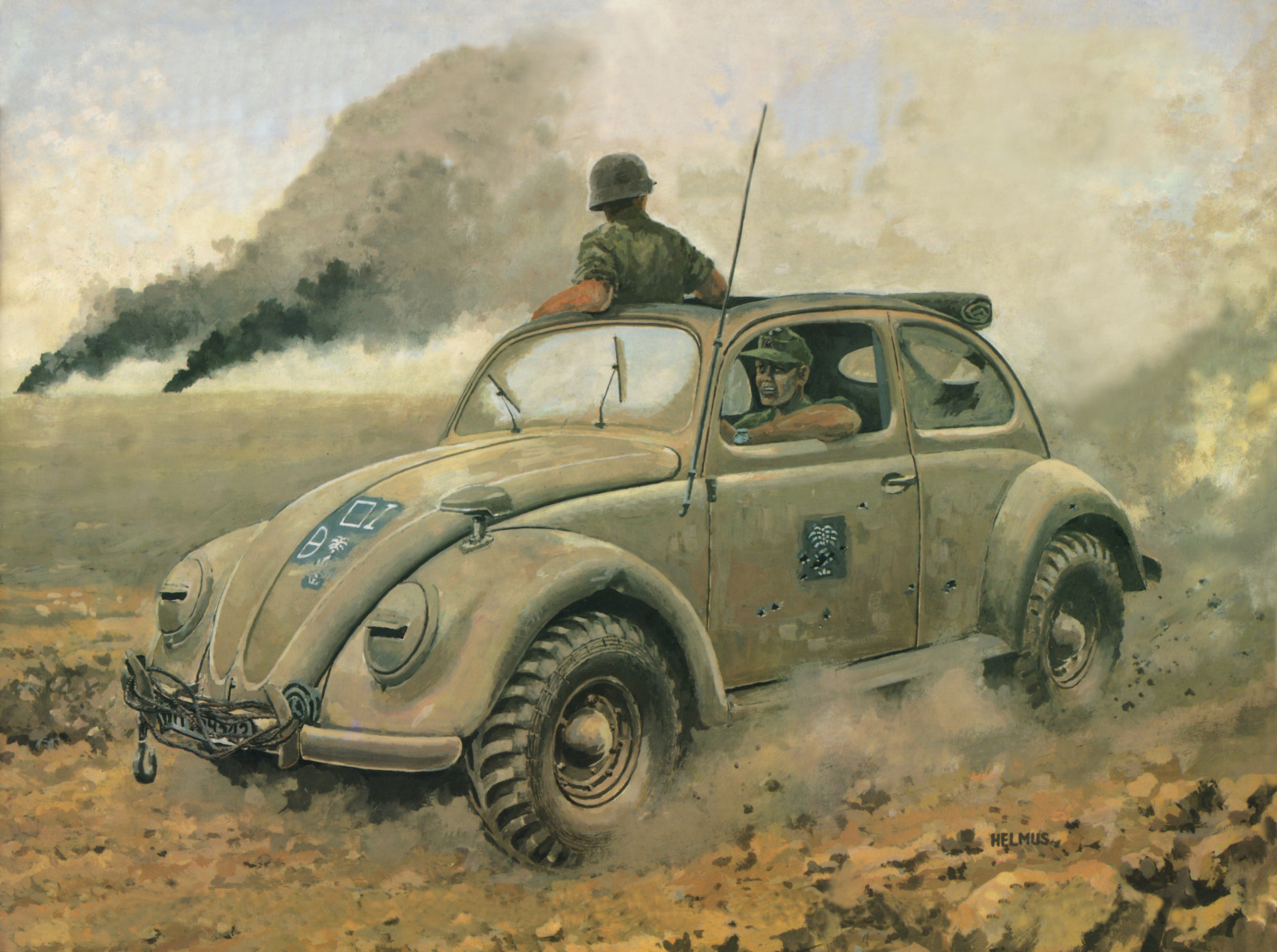 路, 汽车, 艺术, 员工, 灰尘, 机, 第二次世界大战, 德语