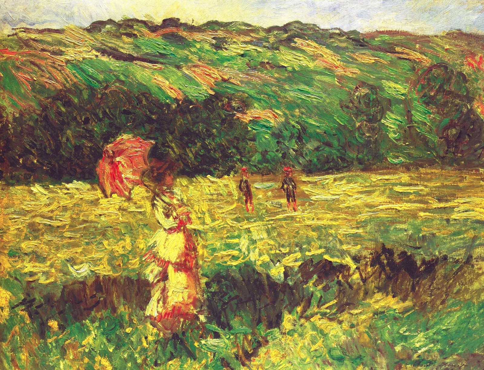 pemandangan, gambar, Claude Monet