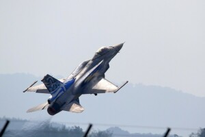 "파이팅 팔콘", F-16C, 전투기, 싸우는 팔콘, 상승
