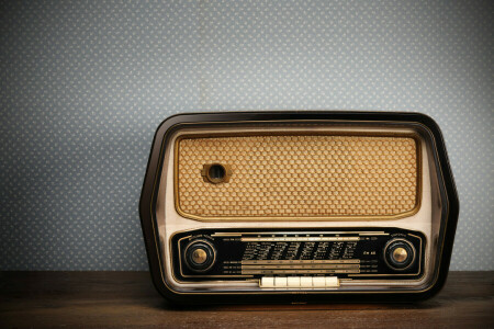 古いラジオ, レトロ, スタイル