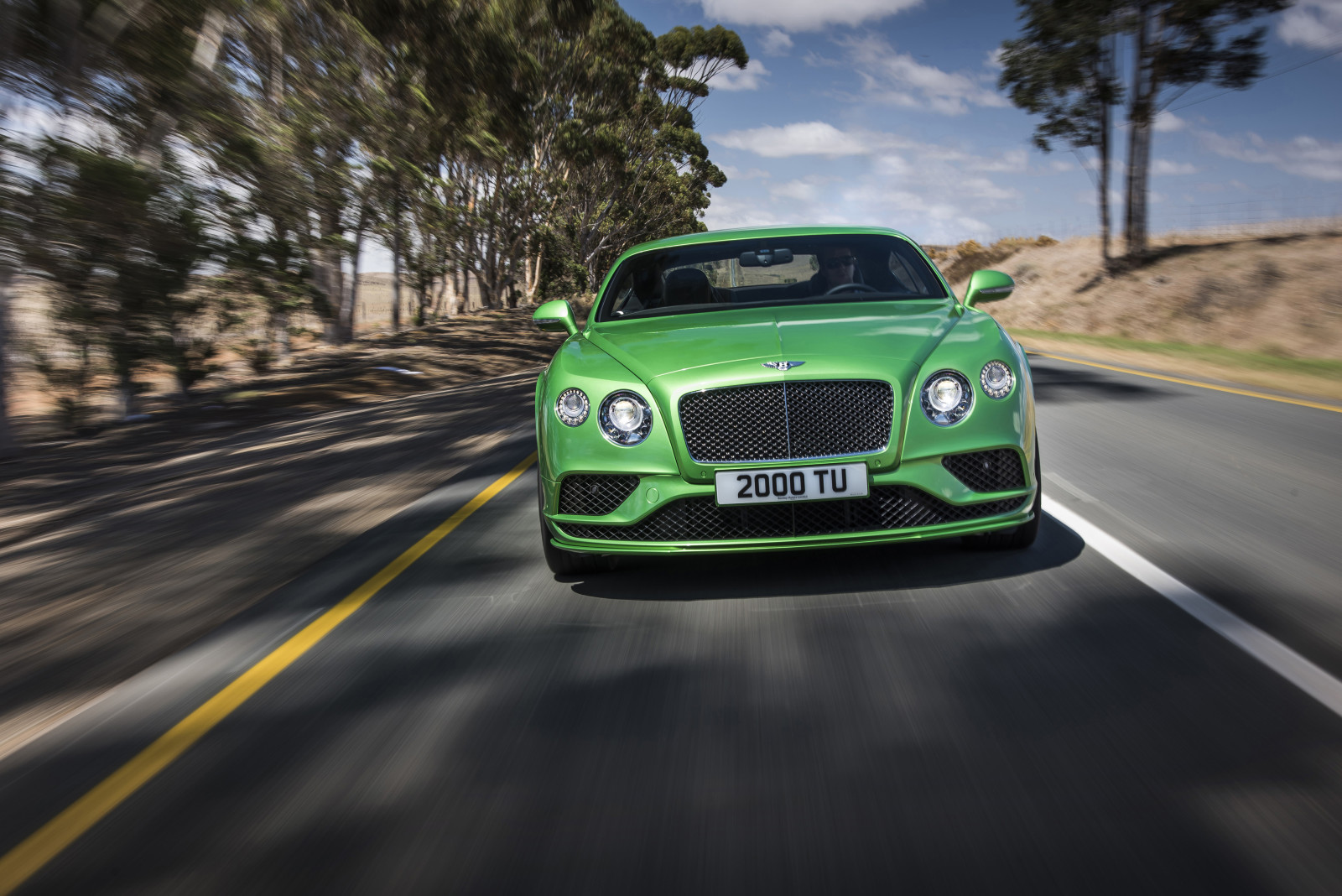 jalan, kecepatan, Bentley, Kontinental, 2015