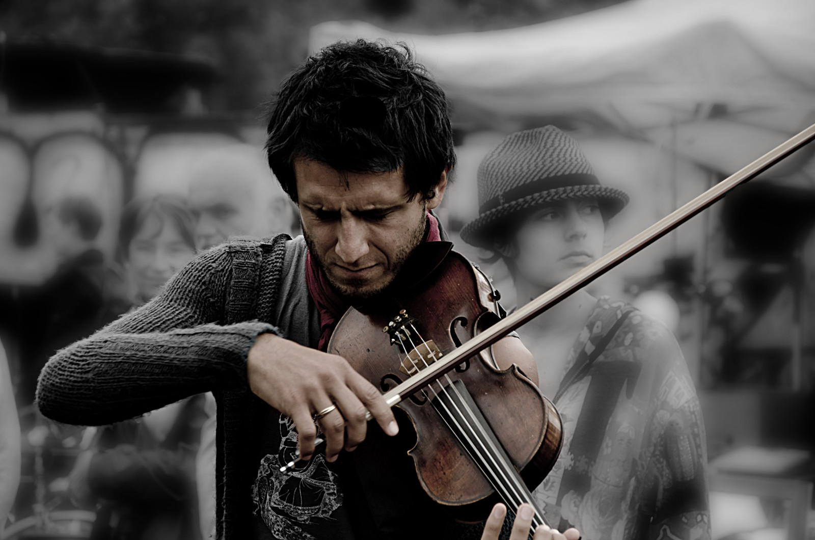 音乐, 人, 小提琴
