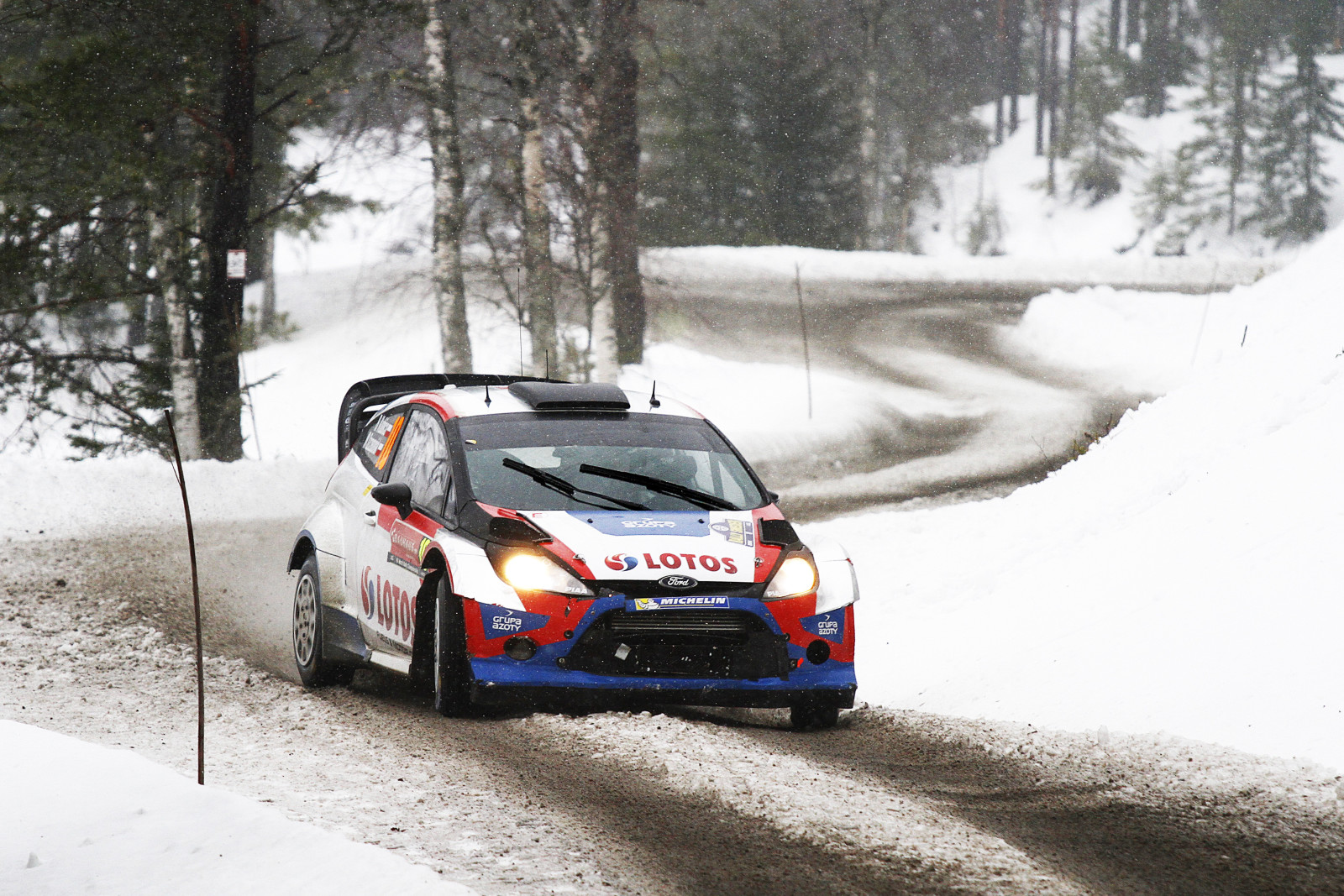 หิมะ, ป่า, ฤดูหนาว, รถยนต์, ลุย, แข่ง, กีฬา, WRC