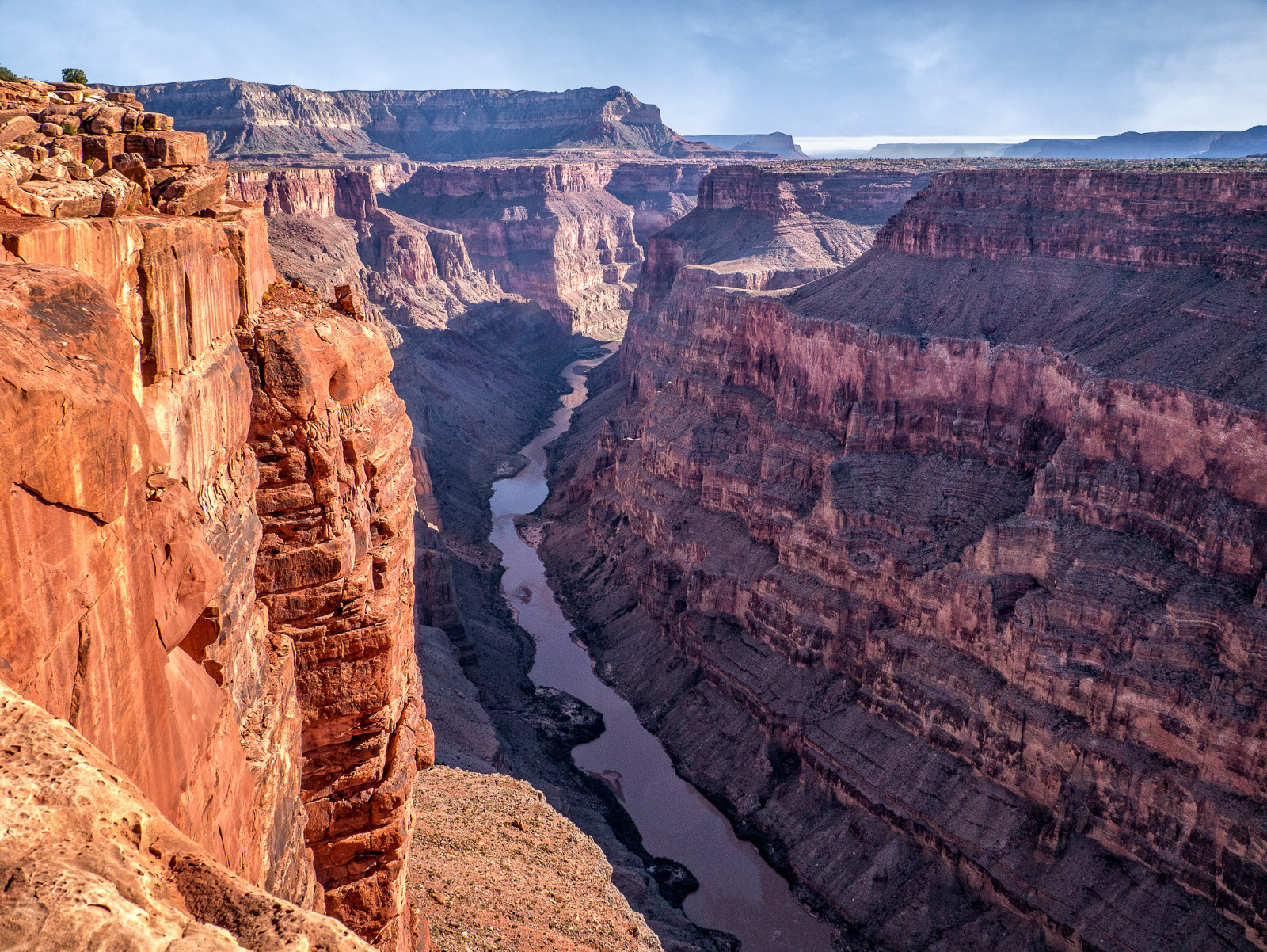 sungai, gunung, Amerika Serikat, ngarai, jurang, Grand Canyon, AZ, Titik Toroweap