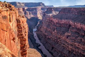 AZ, hẻm núi, hẻm núi, Grand Canyon, núi, con sông, Điểm Toroweap, Hoa Kỳ